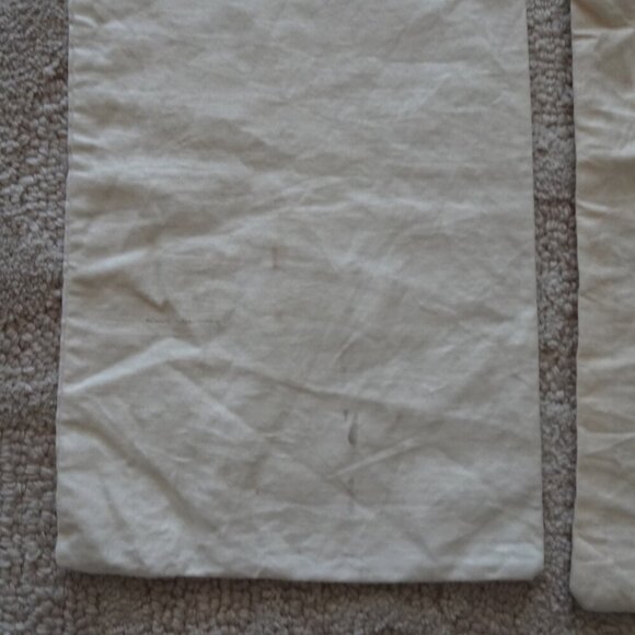 Set of 3 Bally Shoe Purse Dust Bag Drawstring 14”x 7” Beige - Picture 6 of 7